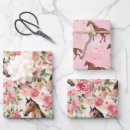 Search for horse wrapping paper Girly