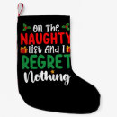 Search for naughty christmas stockings Snow