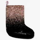 Search for black and gold christmas stockings Girly