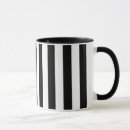 Search for black and white striped mugs Decorative