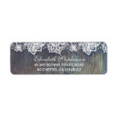 Search for wood lace return address labels Vintage