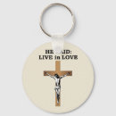 Search for crucifix key rings Catholic