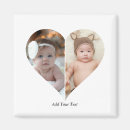 Search for heart shaped photo magnets Create your own