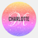 Search for monogram name stickers Purple