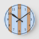 Search for blue and white clocks Minimalist