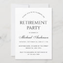 Search for retirement for men invitations Formal