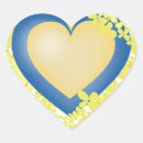 Search for flower heart stickers Blue