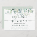 Search for foliage rehearsal dinner invitations Botanical
