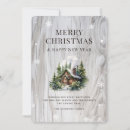 Search for log cabin christmas cards Wood