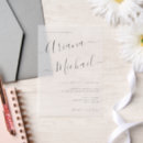 Search for vellum overlay wedding invitations Calligraphy