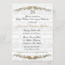 Search for gold embossed wedding invitations White