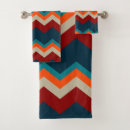 Search for chevron bath towels Red
