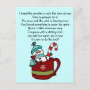 Search for candy cane heart postcards Snowman