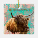 Search for scottish highland cow christmas tree decorations Farm
