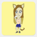 Search for chibi kitty stickers Cute