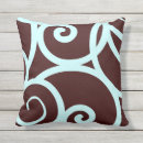 Search for teal and brown cushions Black