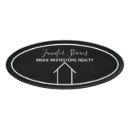 Search for black and white name tags Realtor