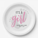 Search for baby footprint plates Its a girl