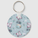 Search for gentleness round key rings Watercolor
