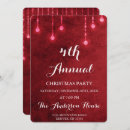 Search for string lights seasonal invitations Red