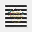 Search for black and white abstract napkins Glitter