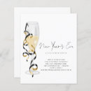 Search for champagne glass new years eve invitations Modern