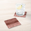 Search for burgundy coasters Rose gold