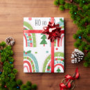 Search for rainbow christmas wrapping paper Colorful