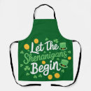 Search for saint patrick day aprons Leprechaun