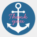 Search for anchor thank you stickers Blue