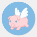 Search for blue pig stickers Piglet