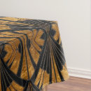Search for black gold art deco tablecloths Retro