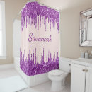 Search for purple and gold shower curtains Girly