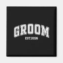 Search for retro wedding magnets Married