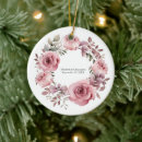 Search for white rose christmas tree decorations Watercolor