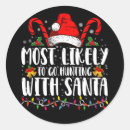 Search for hunting stickers Xmas