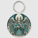 Search for miracles key rings Angel