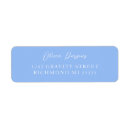 Search for periwinkle return address labels Script