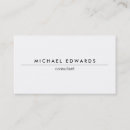 Search for plain white business cards Professional
