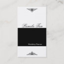 Search for wedding planner business cards Black