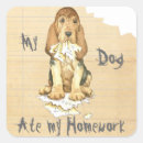 Search for bloodhound stickers Puppy