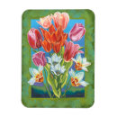 Search for tulips rectangular magnets Bouquet