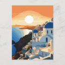 Search for santorini postcards Greek