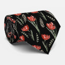 Search for red black and green ties Floral