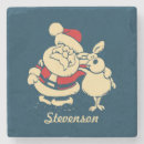 Search for christmas stone coasters Santa