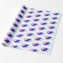 Search for feathers wrapping paper Purple