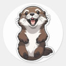 Search for cartoon otter stickers Cute