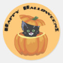 Search for scary black cat stickers Kitten