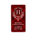 Search for family crest return address labels Tartan