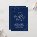 Search for winter 50th birthday invitations Typography